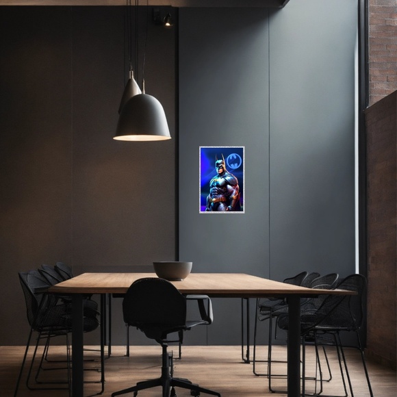 BAT SIGNAL 13”x19” Fine Art Print - Only 6 Numbered and signed Prints Made - Picture 3 of 5